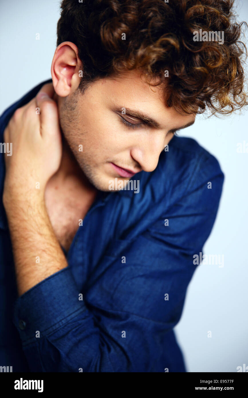 Boy curly hair blue eyes hi-res stock photography and images - Page 2 -  Alamy
