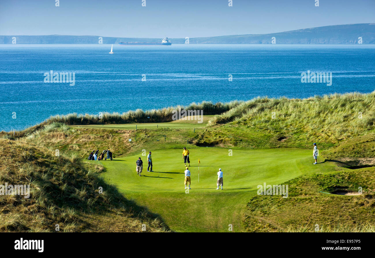 Ballybunion Cashen Course, Co. Kerry, Ireland, Golf Stock Photo