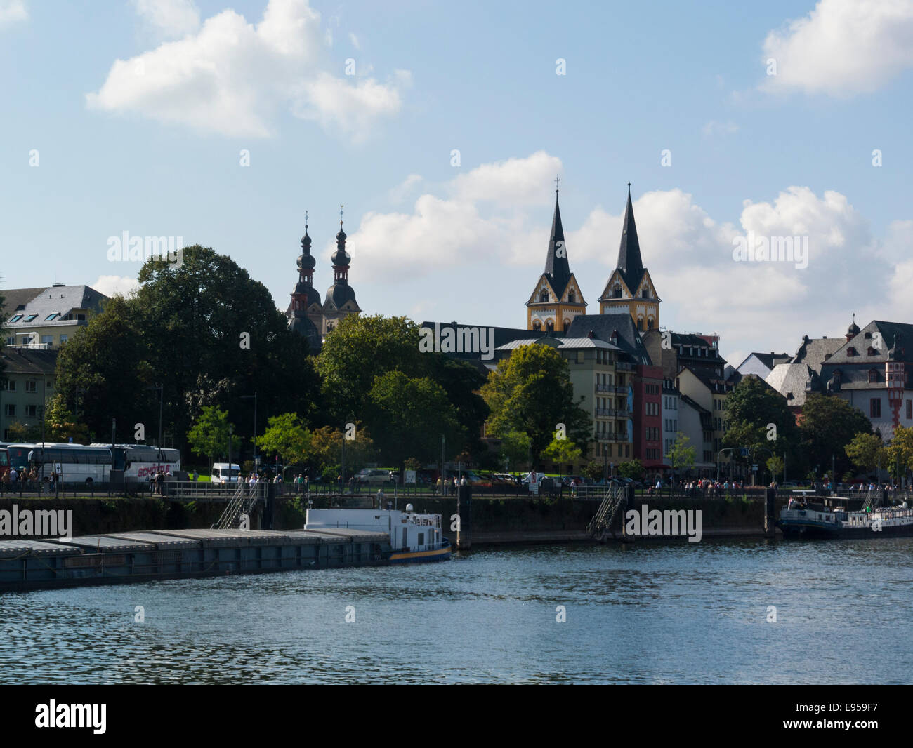 One Of Oldest Historic Beautiful Towns In Germany High Resolution Stock ...