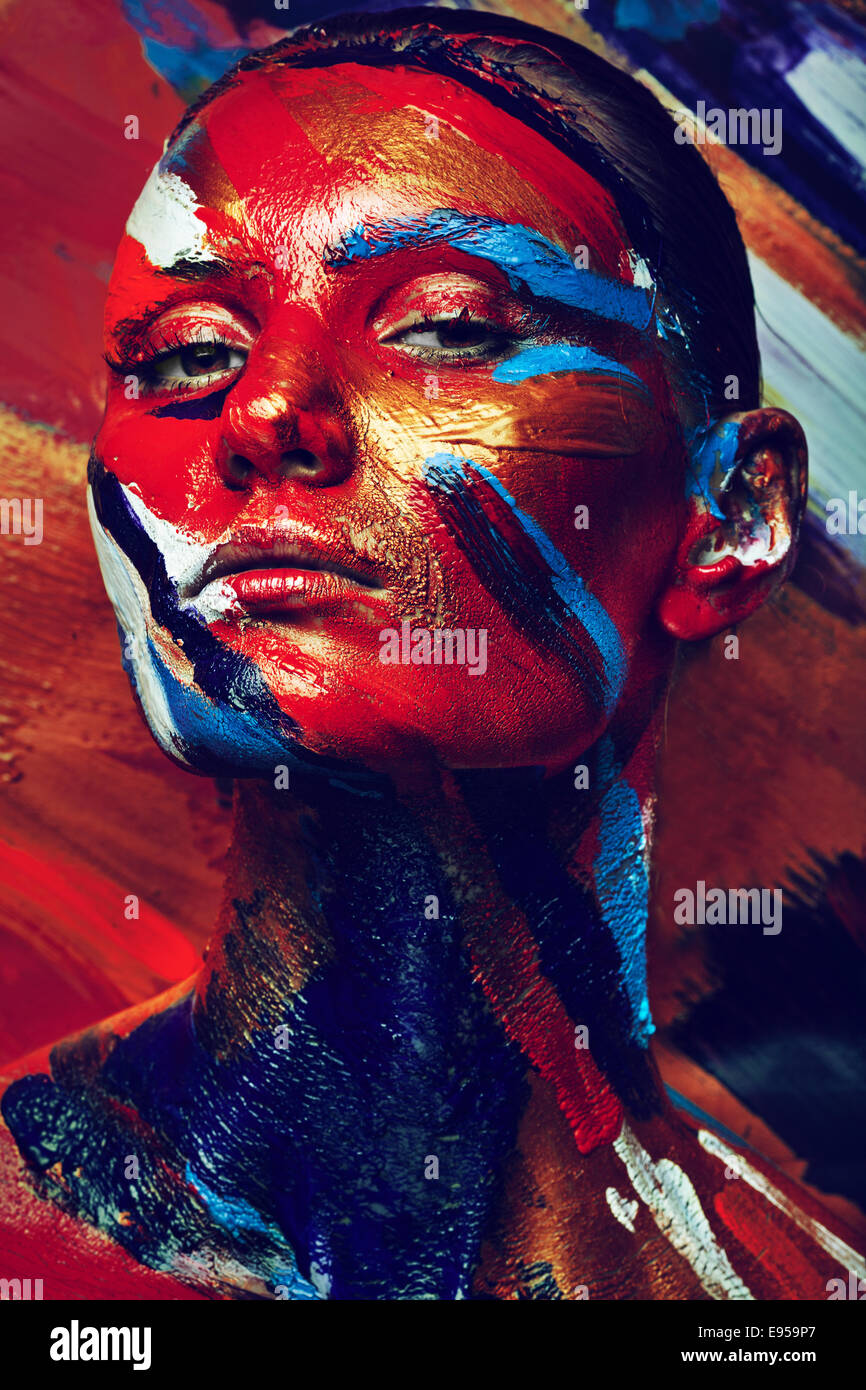 Gold Skin Body Art, Golden Woman Beauty High Resolution Stock ...