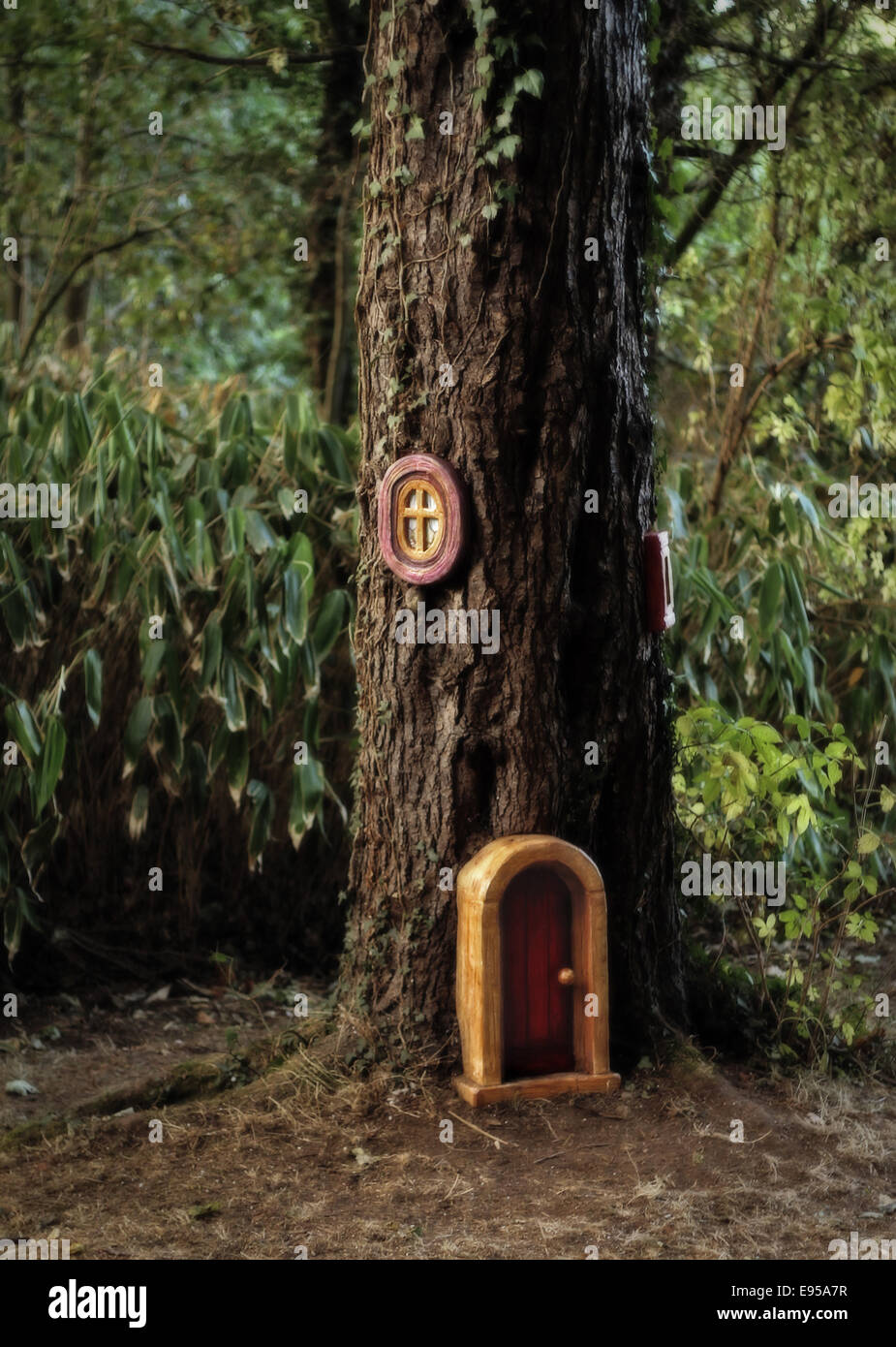 Fairy tree Stock Photo