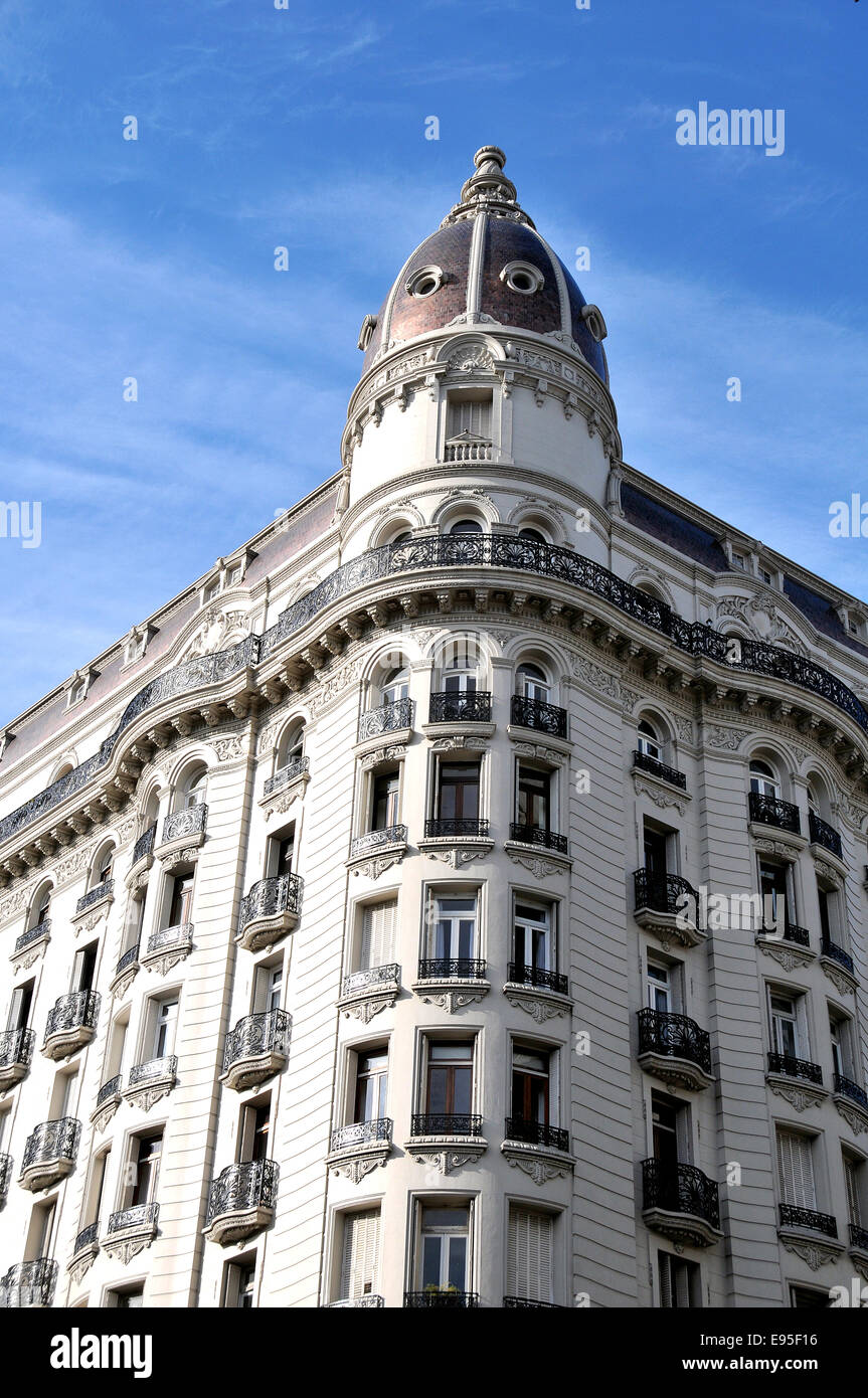 baroque building Montevideo Uruguay Stock Photo