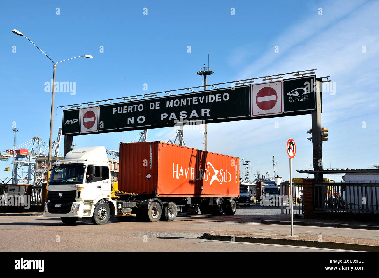 Port Montevideo Uruguay Stock Photo