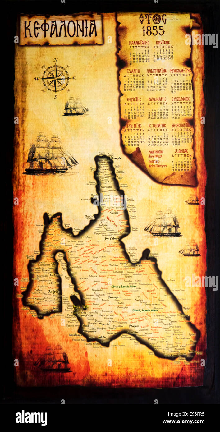Kefalonia Map Hi res Stock Photography And Images Alamy kefalonia-map-hi-res-stock-photography-and-images-alamy