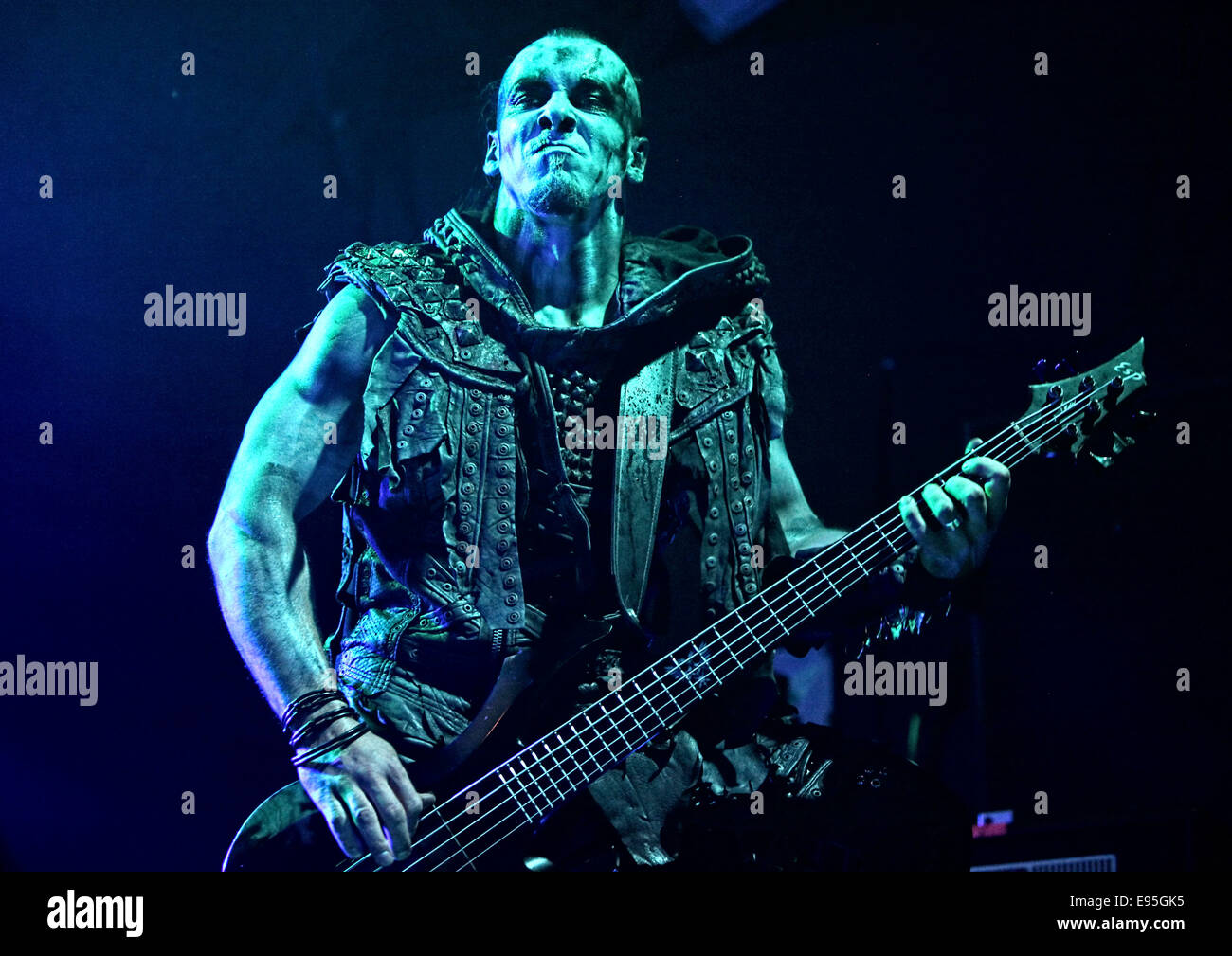 Behemoth performs at The Beacham in Orlando, Florida Featuring: Tomasz ...