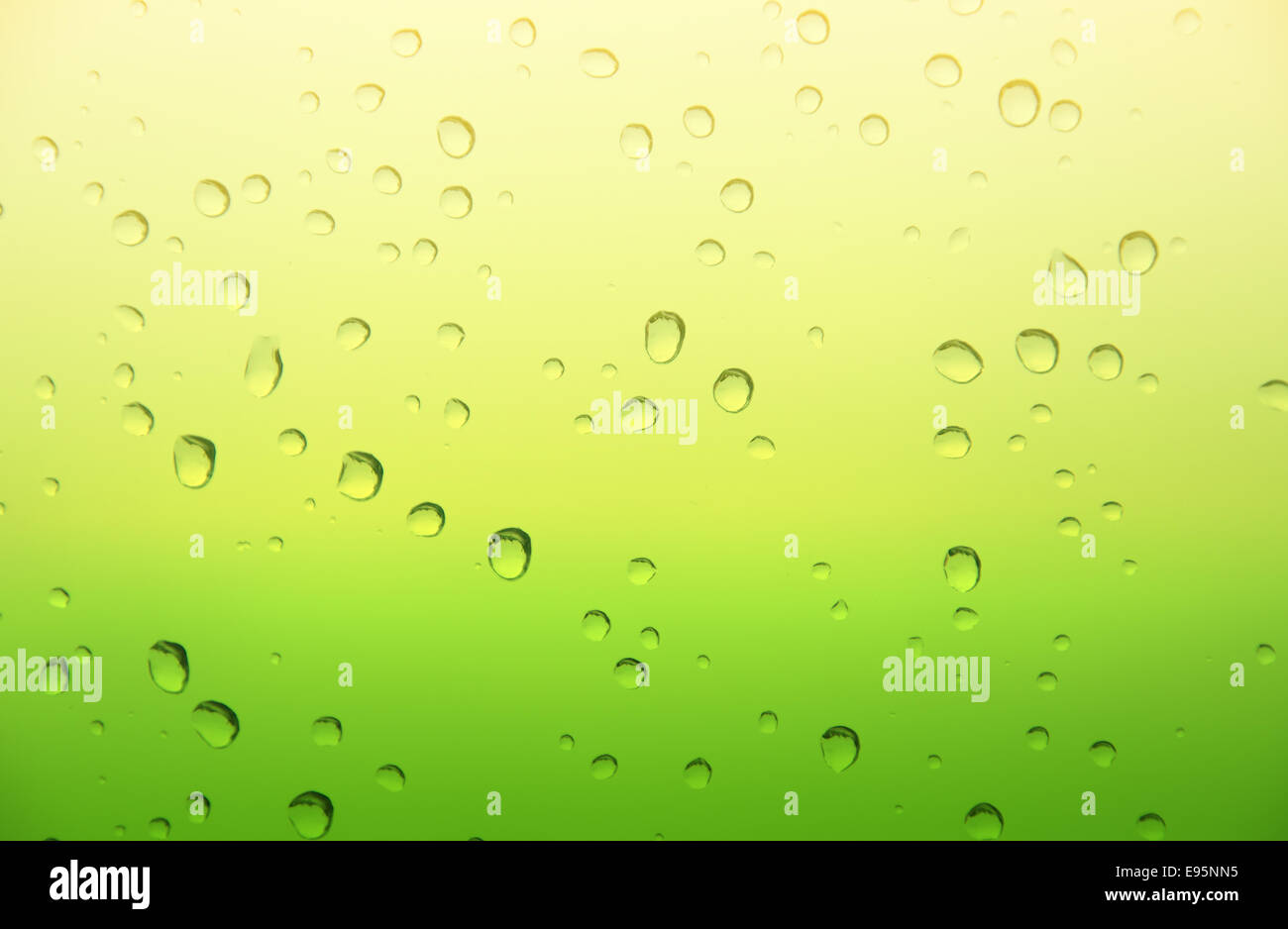 abstract green and yellow color background with drop water Stock Photo ...