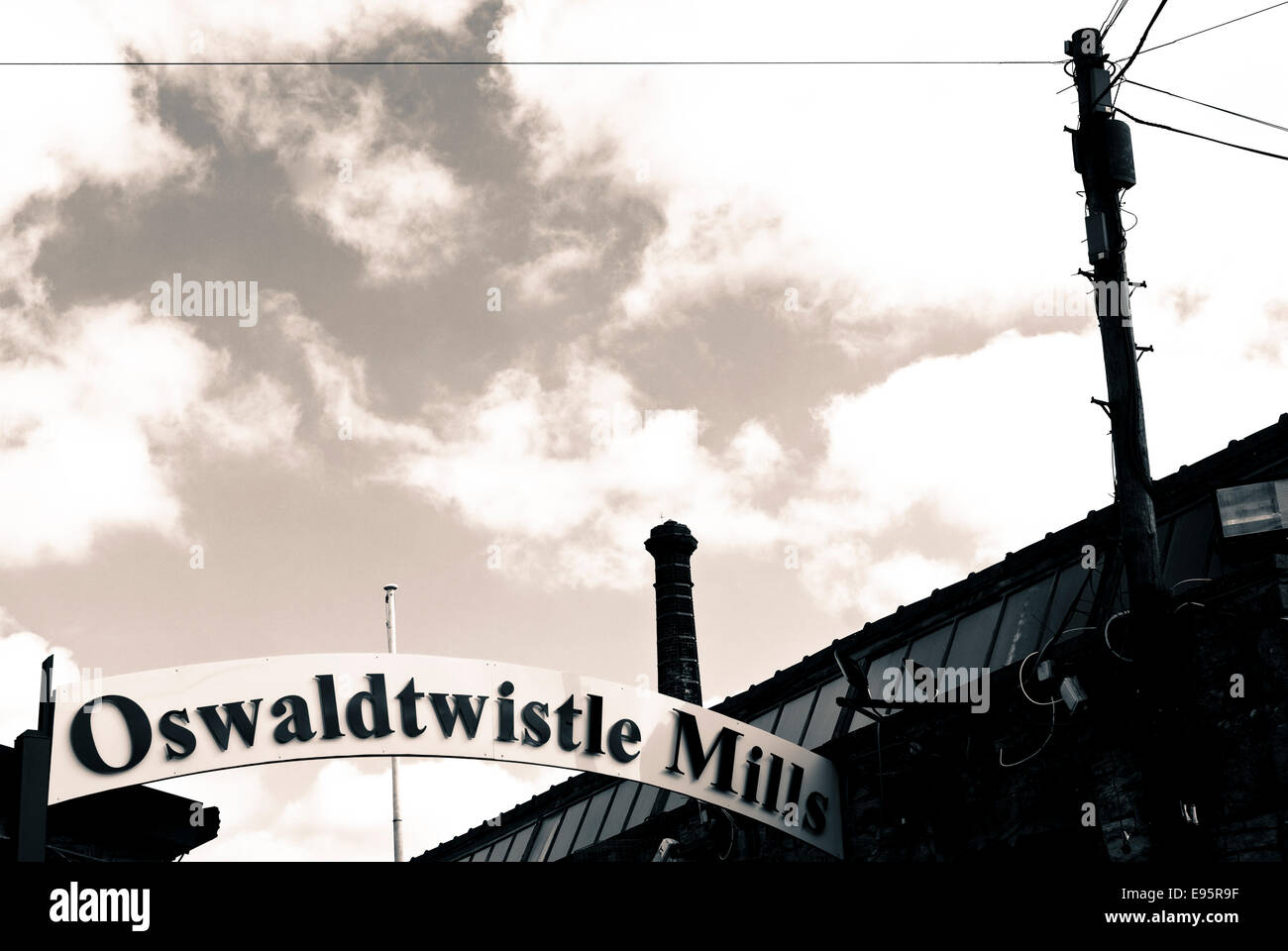 Oswaldtwistle Mills, Oswaldtwistle , Lancashire, Uk Stock Photo