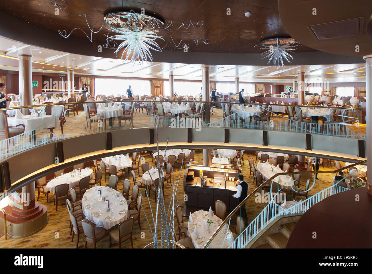 Restaurant arcadia cruise ship hi-res stock photography and images