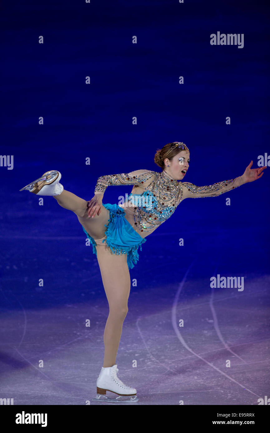 Carolina Kostner (ITA) performing in the Figure Skating Gala Exhibition