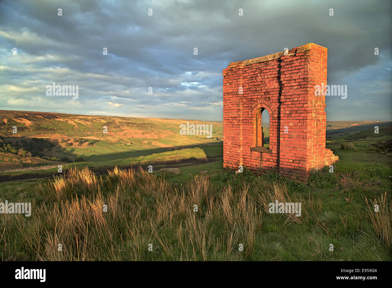 Old Ironworks Building at Rosedale Abbey, North York Moors Stock Photo Alamy