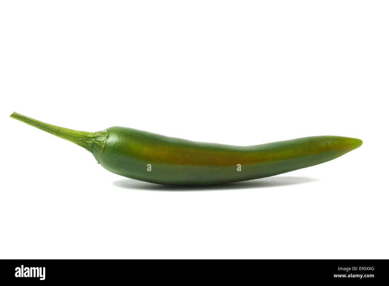 Green hot chili pepper Stock Photo - Alamy