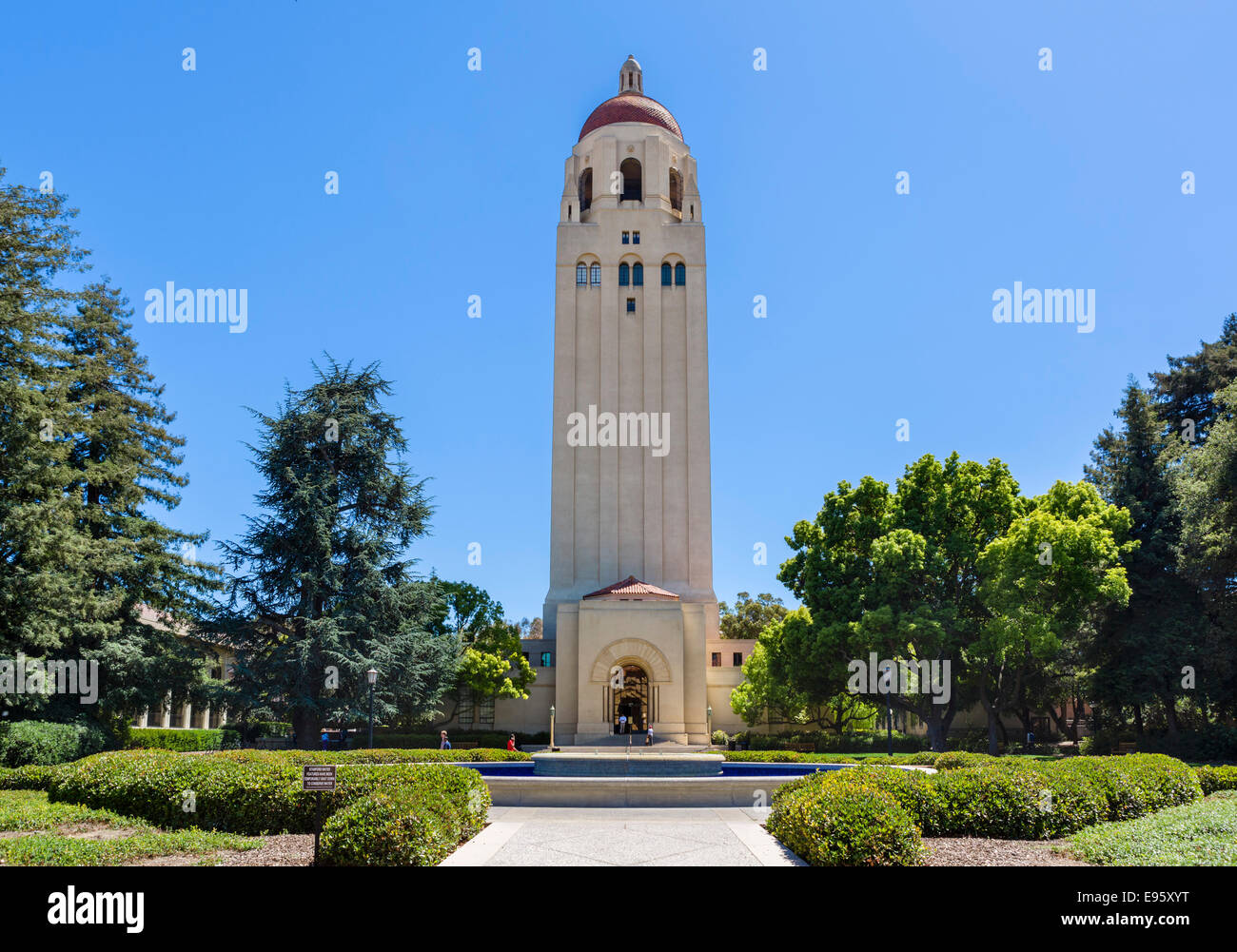 Hoover Tower, Stanford University, Palo Alto, California, USA Stock Photo
