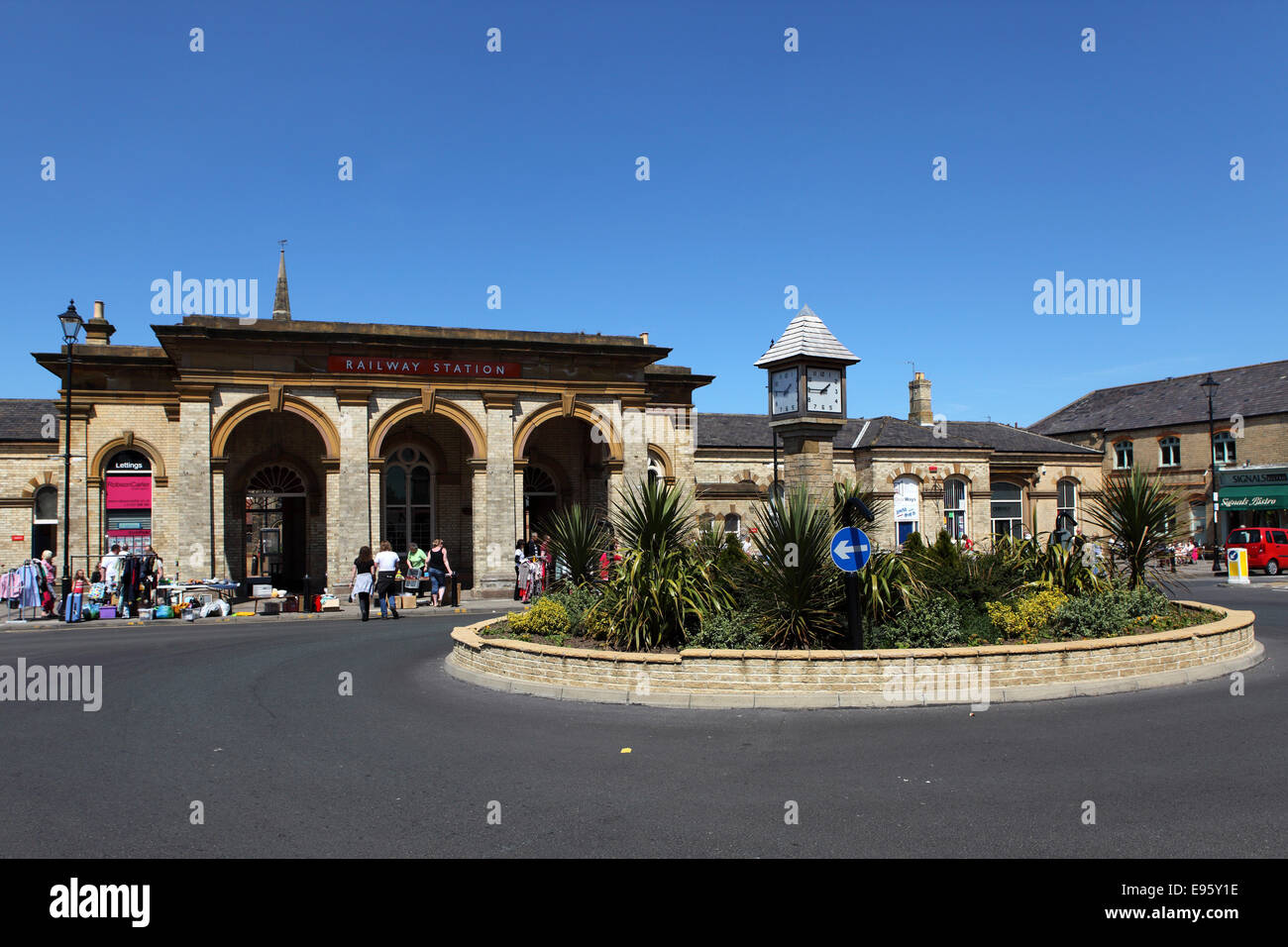 The railway station at SaltburnbytheSea, United Kingdom Stock Photo