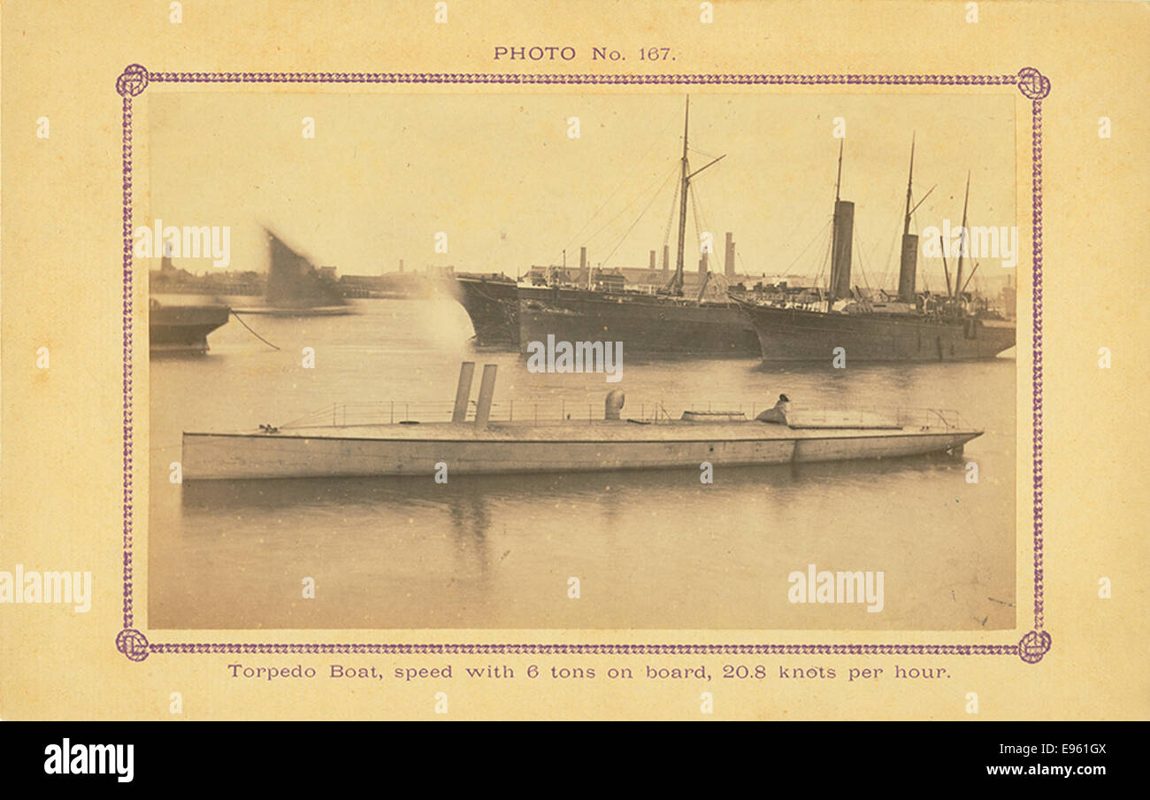 Torpedo boat, speed with 6 tons on board, 20.8 knots per hour Stock