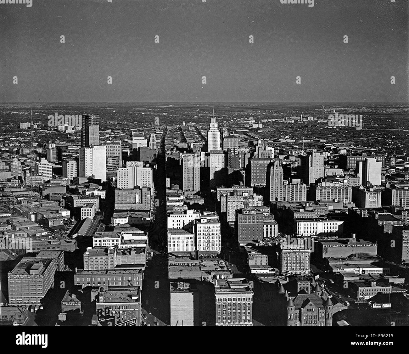 [Aerial View, Downtown Dallas, Texas] Stock Photo Alamy