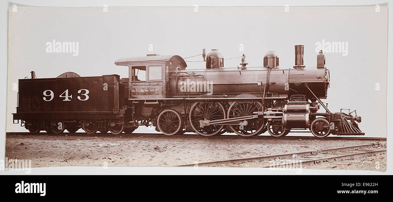 Chicago milwaukee st paul and pacific railroad hires stock photography