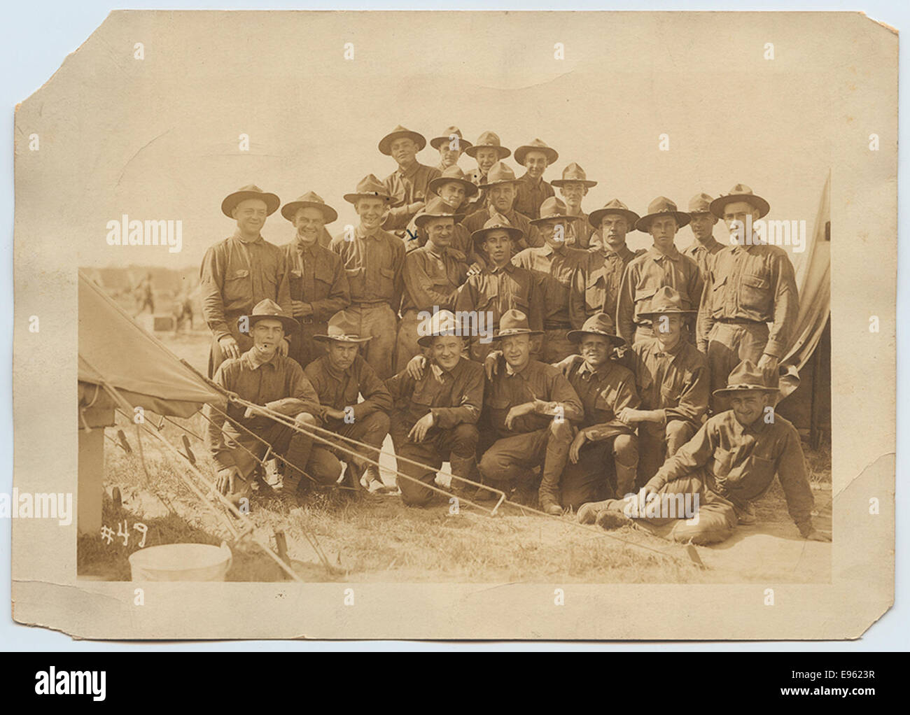 [Company C, 138th Infantry] Stock Photo