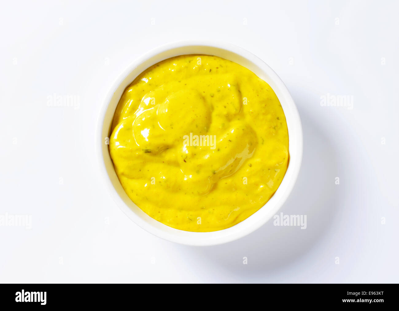 Curry sauce in a small bowl Stock Photo