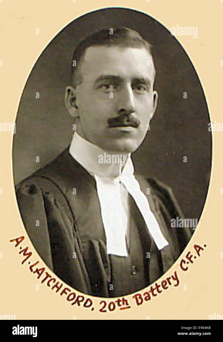 Photograph of Austin Matthew Latchford (d 1940) 14219567888 o Stock ...