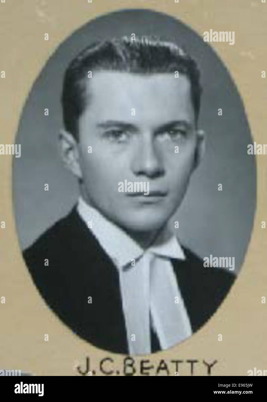 Photograph of James Edward Cullen Beatty (1916-2003) 14225900407 o Stock Photo