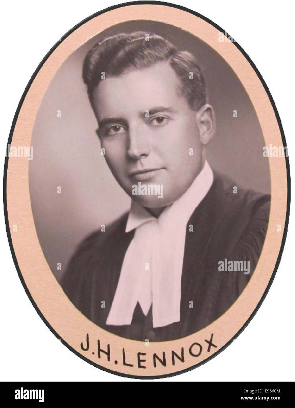 Photograph of John Hall Lennox (19182009) 14761358613 o Stock Photo