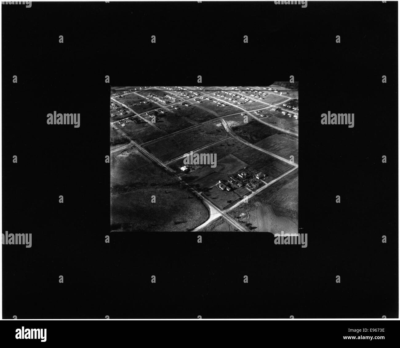 Aerial landscape view Black and White Stock Photos & Images - Alamy