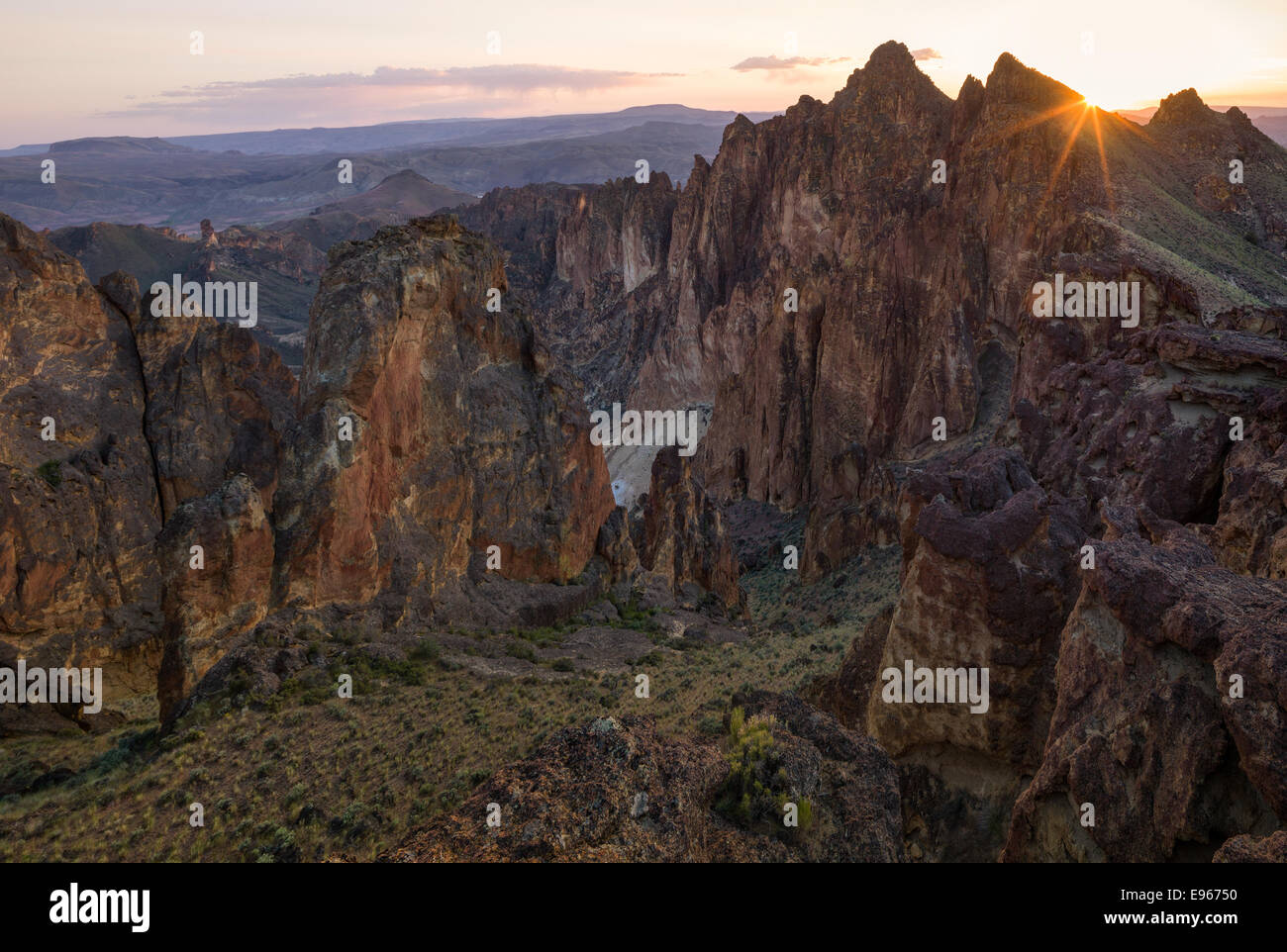 View from Juniper Ridge looking down ont the Juniper