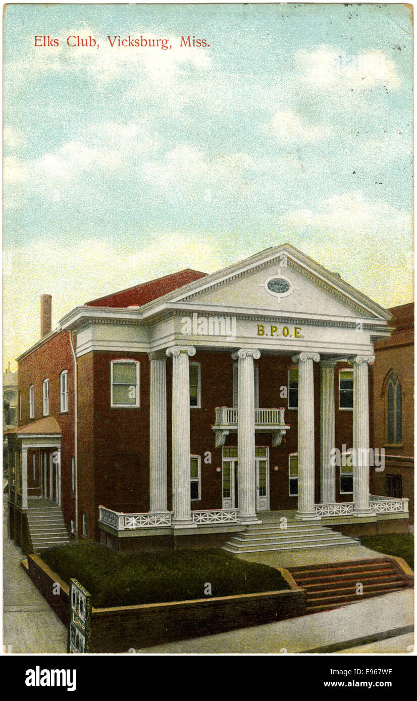 Elks Club, Vicksburg, Miss 12777779594 o Stock Photo Alamy