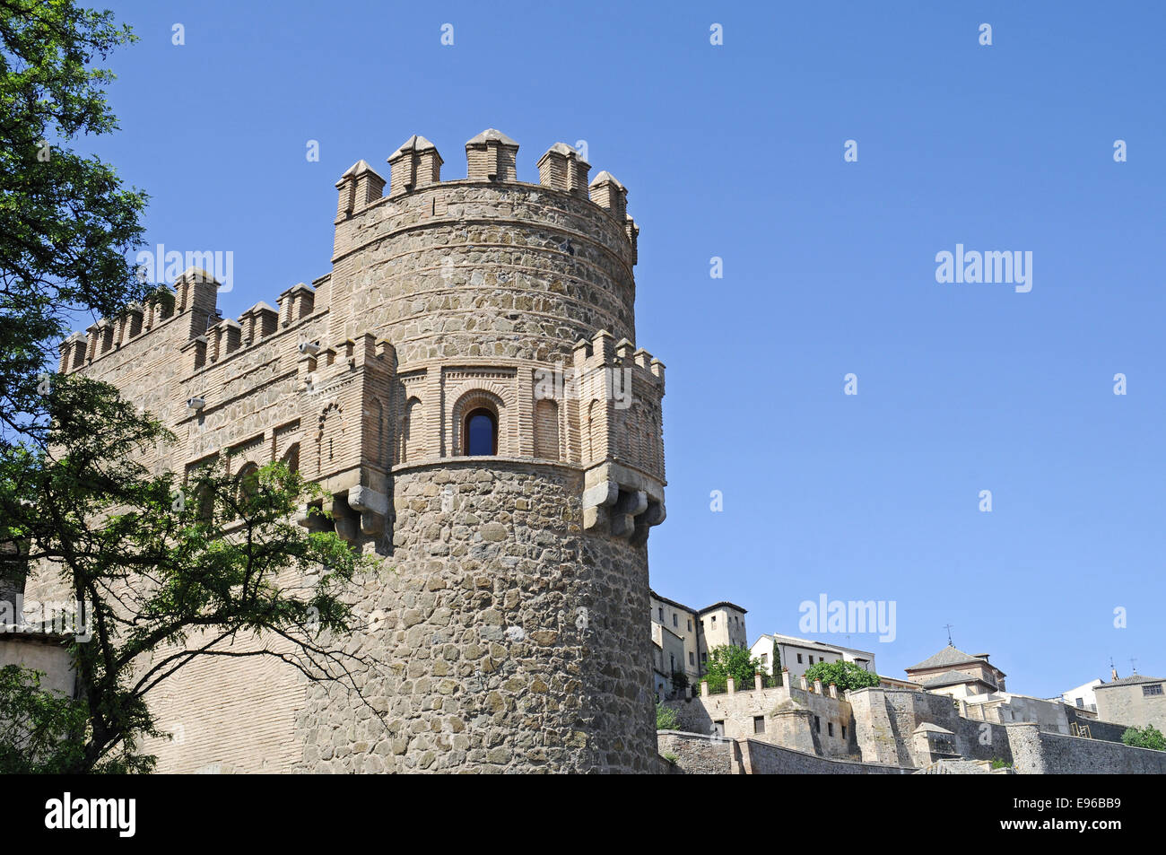 city gate, Toledo, Spain Stock Photo Alamy