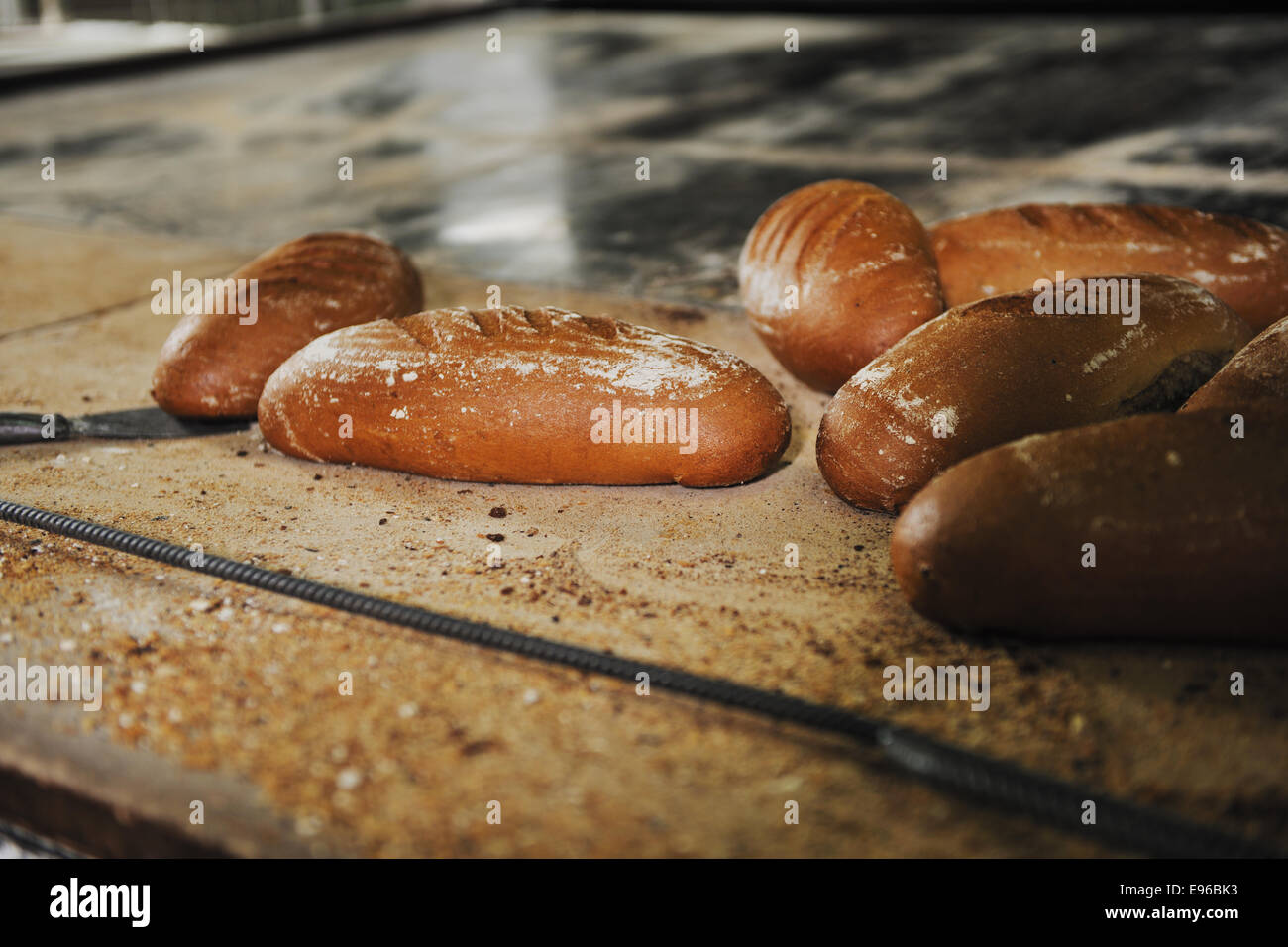 bread factory production Stock Photo - Alamy