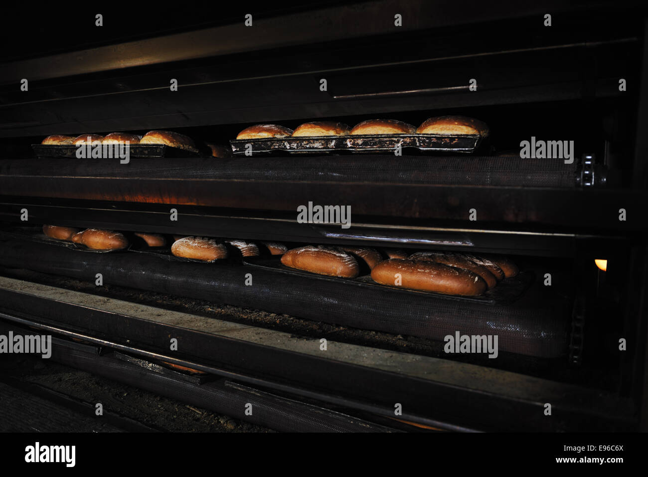 bread factory production Stock Photo - Alamy