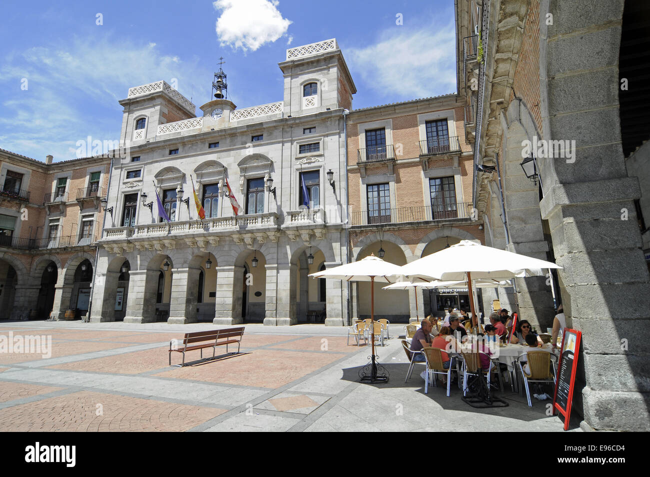 Town Hall, Avila, Castile-Leon, Spain Stock Photo