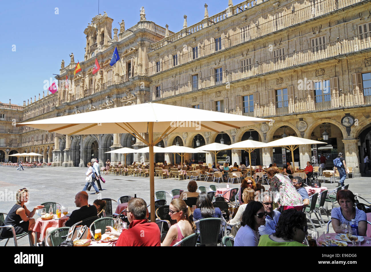 Plaza Mayor square, Salamanca, Spain Stock Photo