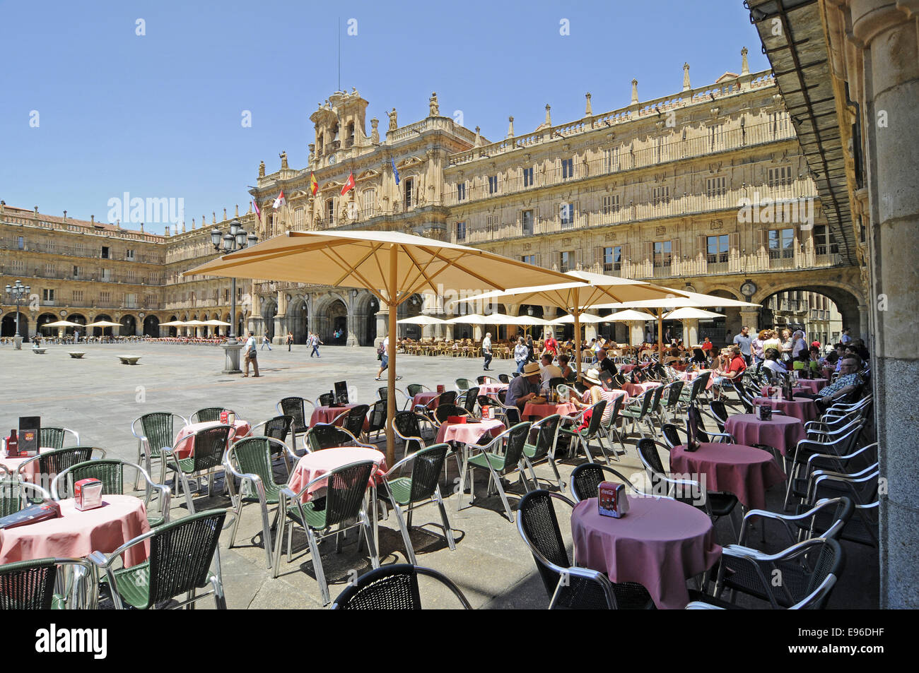 Plaza Mayor square, Salamanca, Spain Stock Photo