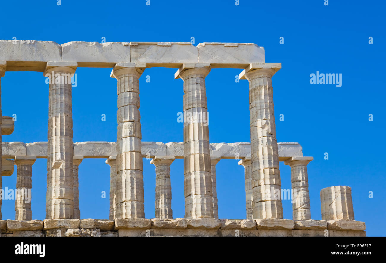 Poseidon Temple at Cape Sounion near Athens, Greece Stock Photo - Alamy