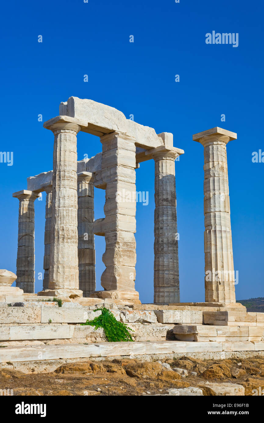 Poseidon Temple at Cape Sounion near Athens, Greece Stock Photo - Alamy