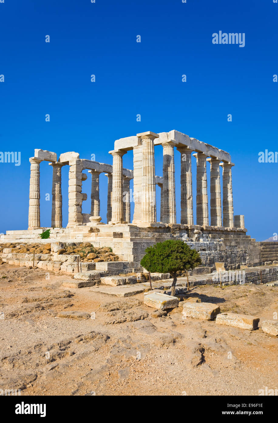 Poseidon Temple at Cape Sounion near Athens, Greece Stock Photo - Alamy