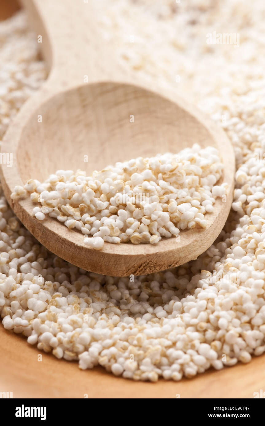 Amaranth popping, glutenfree, high protein grain cereal Stock Photo