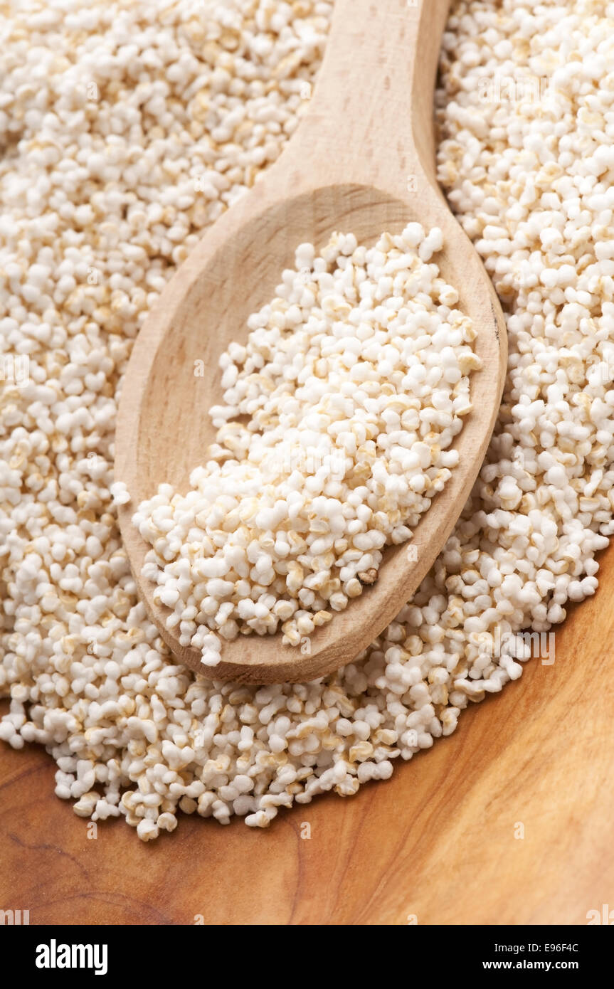 Amaranth popping, glutenfree, high protein grain cereal Stock Photo