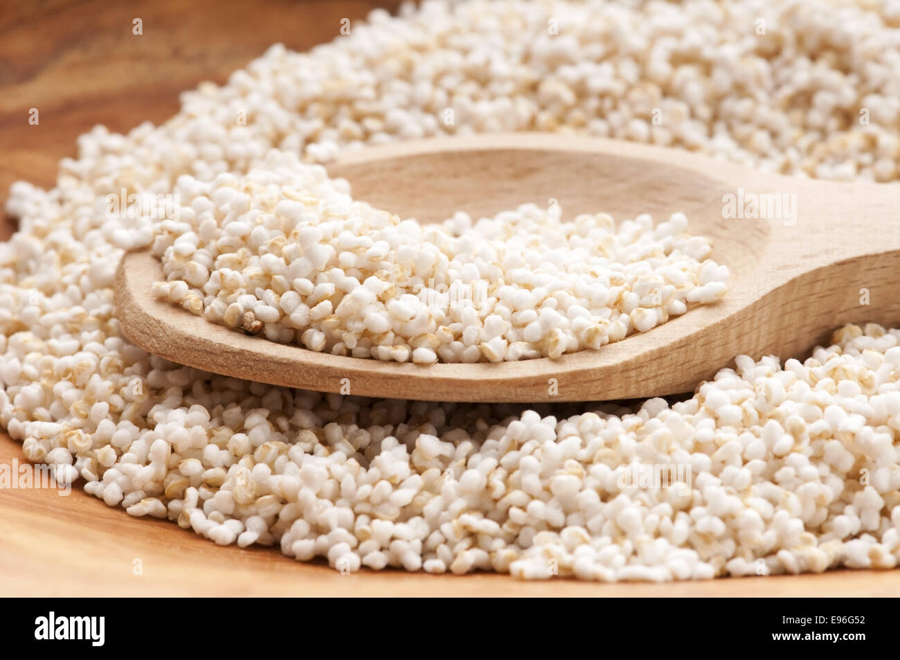 Amaranth popping, glutenfree, high protein grain cereal Stock Photo
