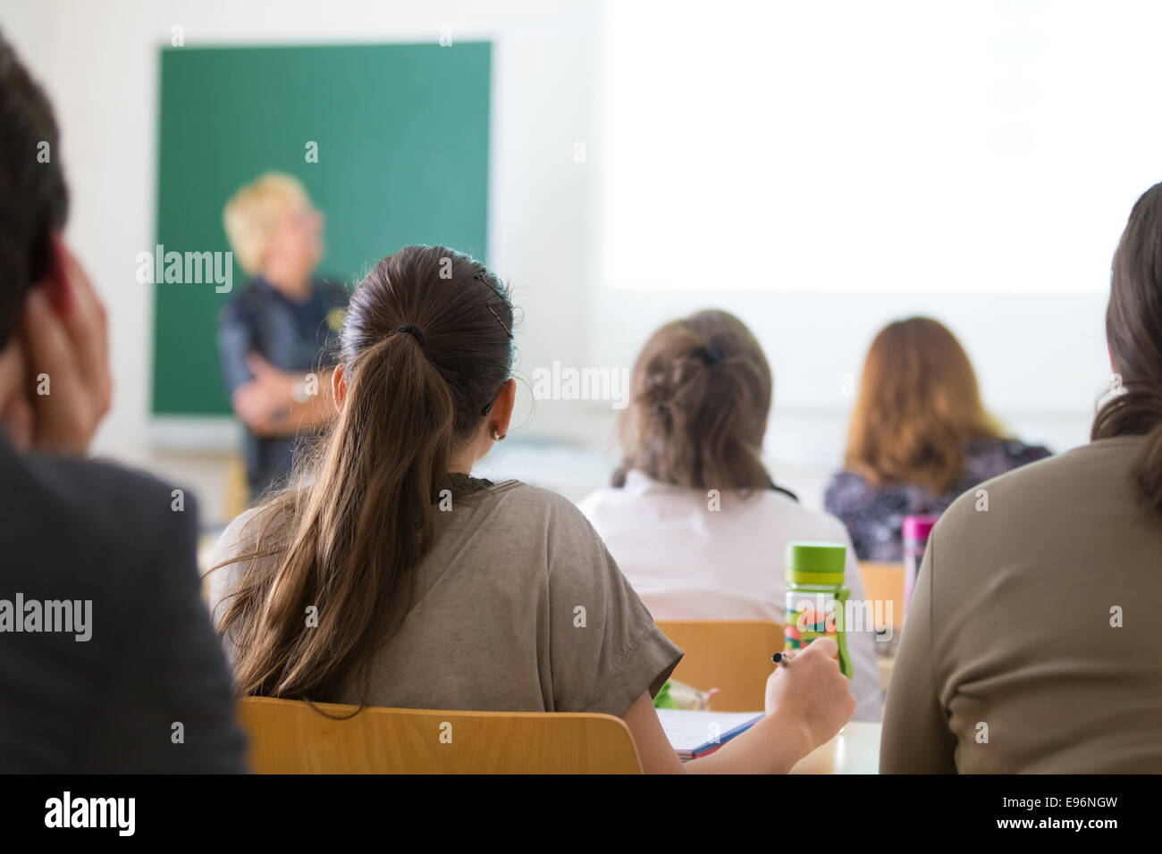Lecturer at university. Stock Photo