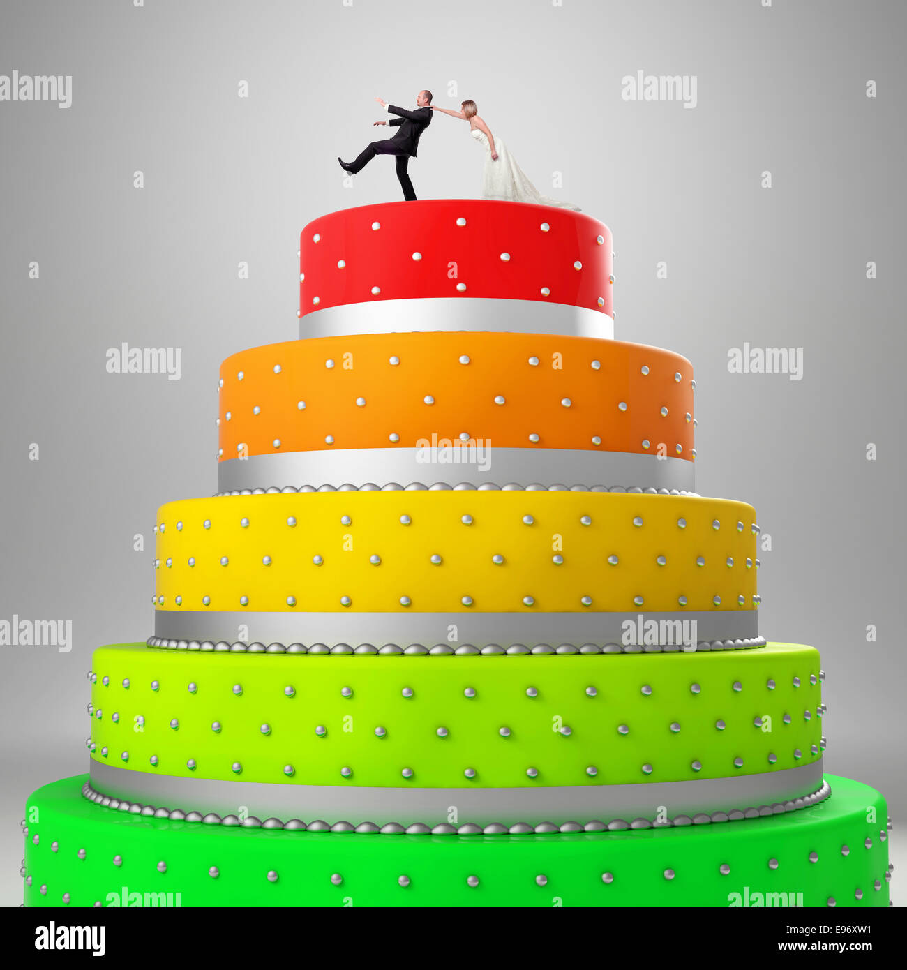 Funny wedding cake hi-res stock photography and images - Alamy