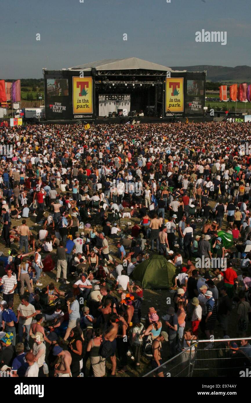 'T In The Park' music festival, Scotland, UK. Stock Photo
