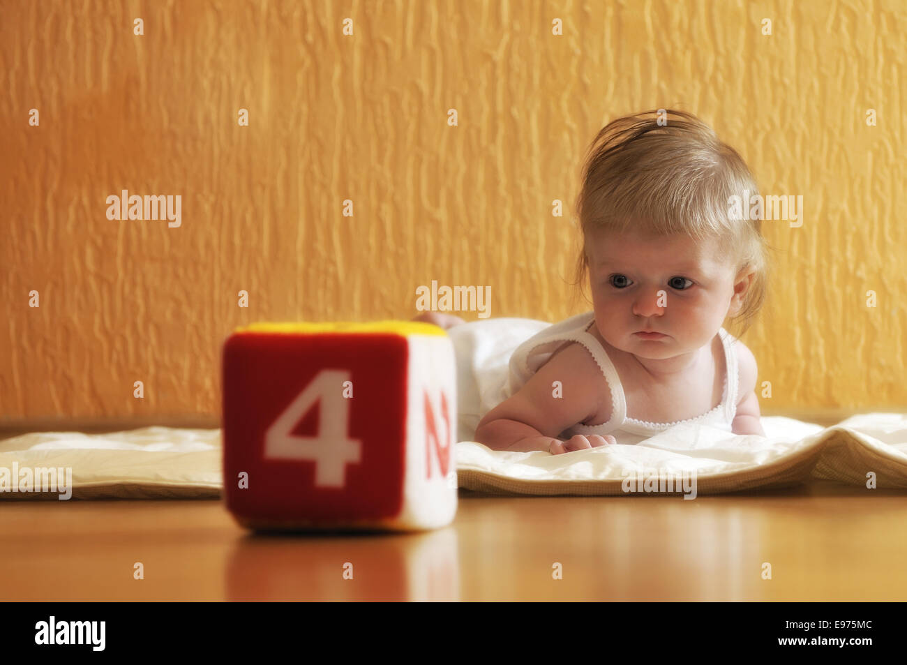 cute little baby closeup portrait Stock Photo - Alamy