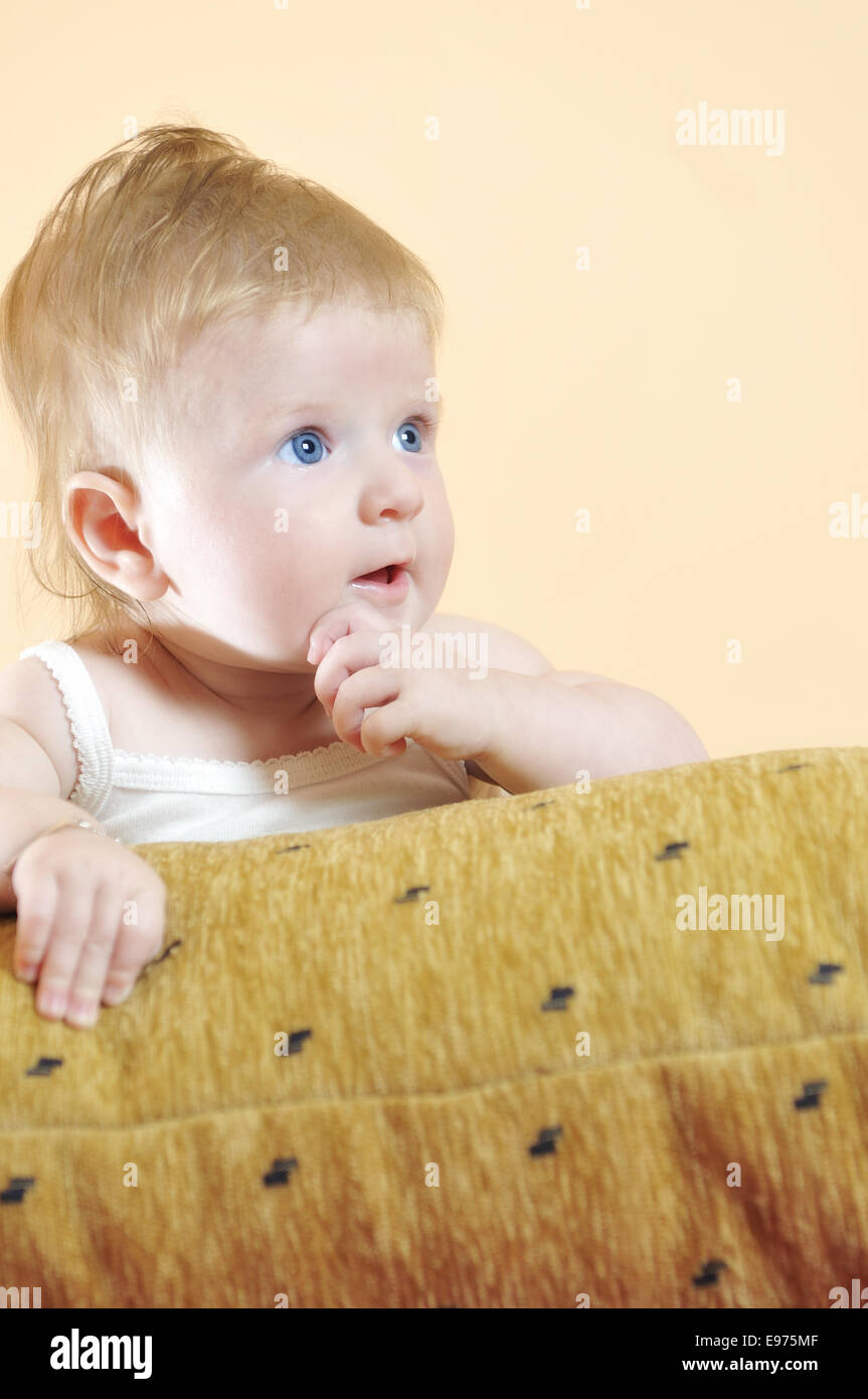 cute little baby closeup portrait Stock Photo - Alamy