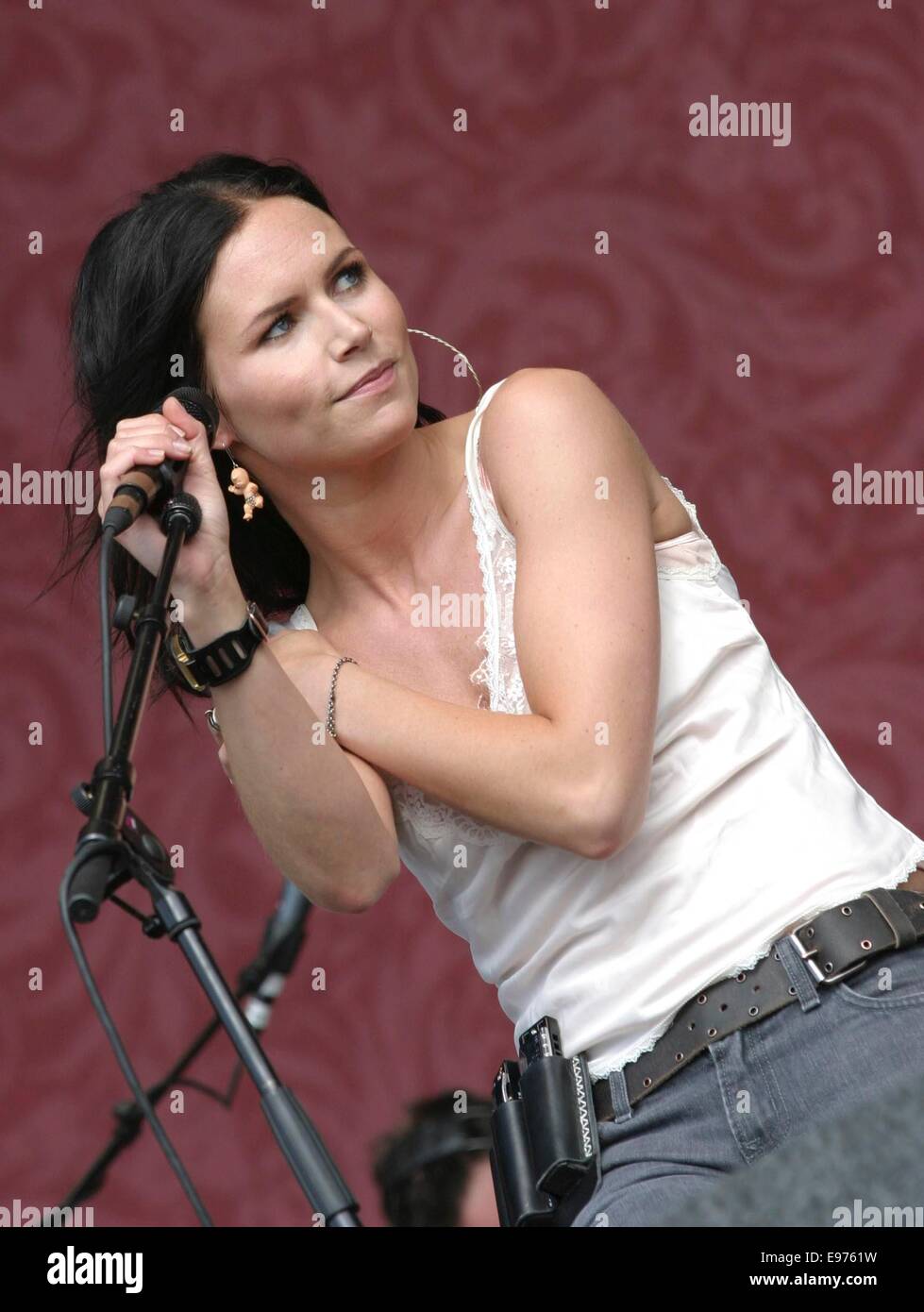 'The Cardigans', T In The Park music festival, Balado, Scotland, 2003. Stock Photo