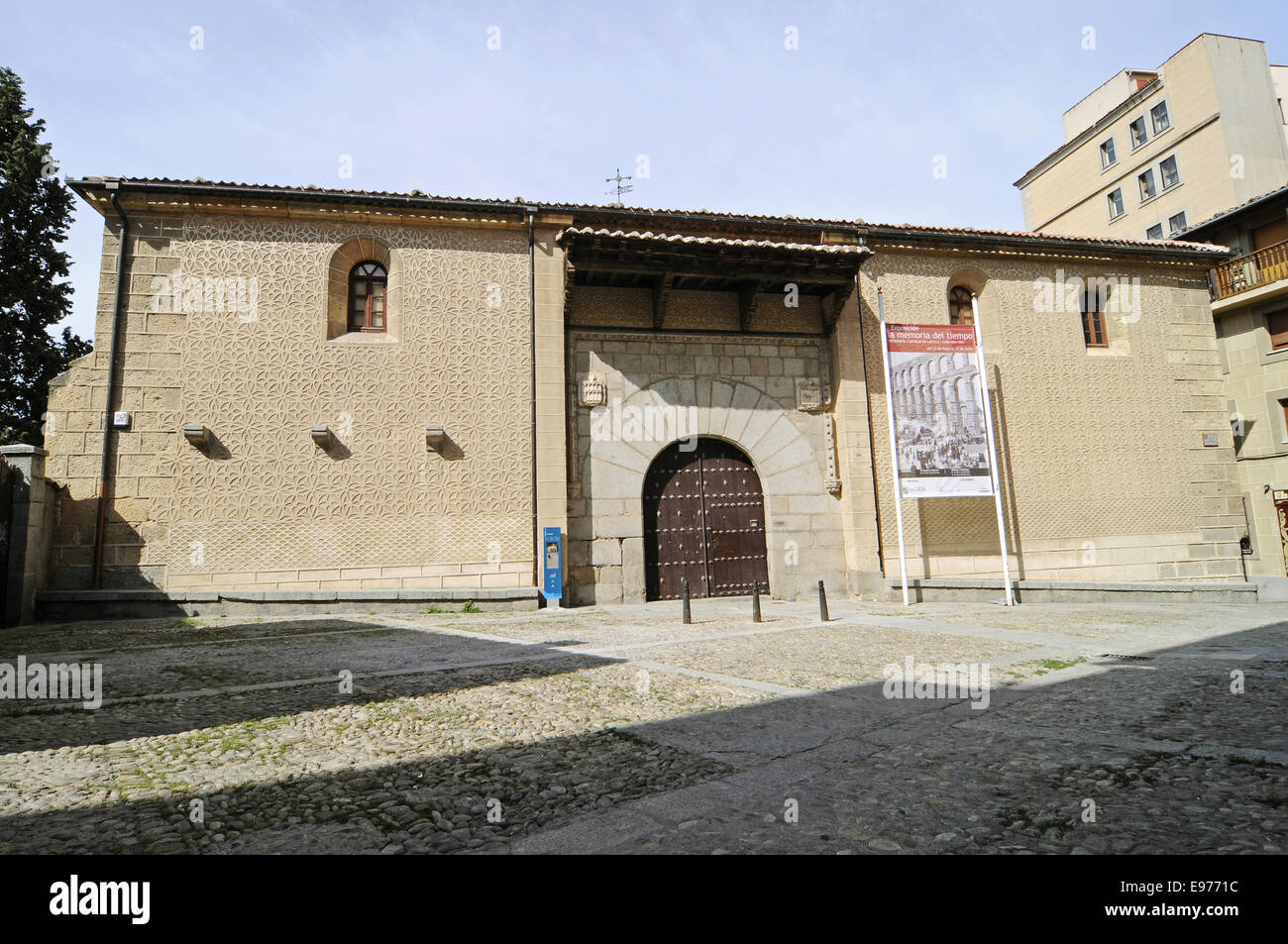 Alhondiga, old silo, Segovia, Spain Stock Photo