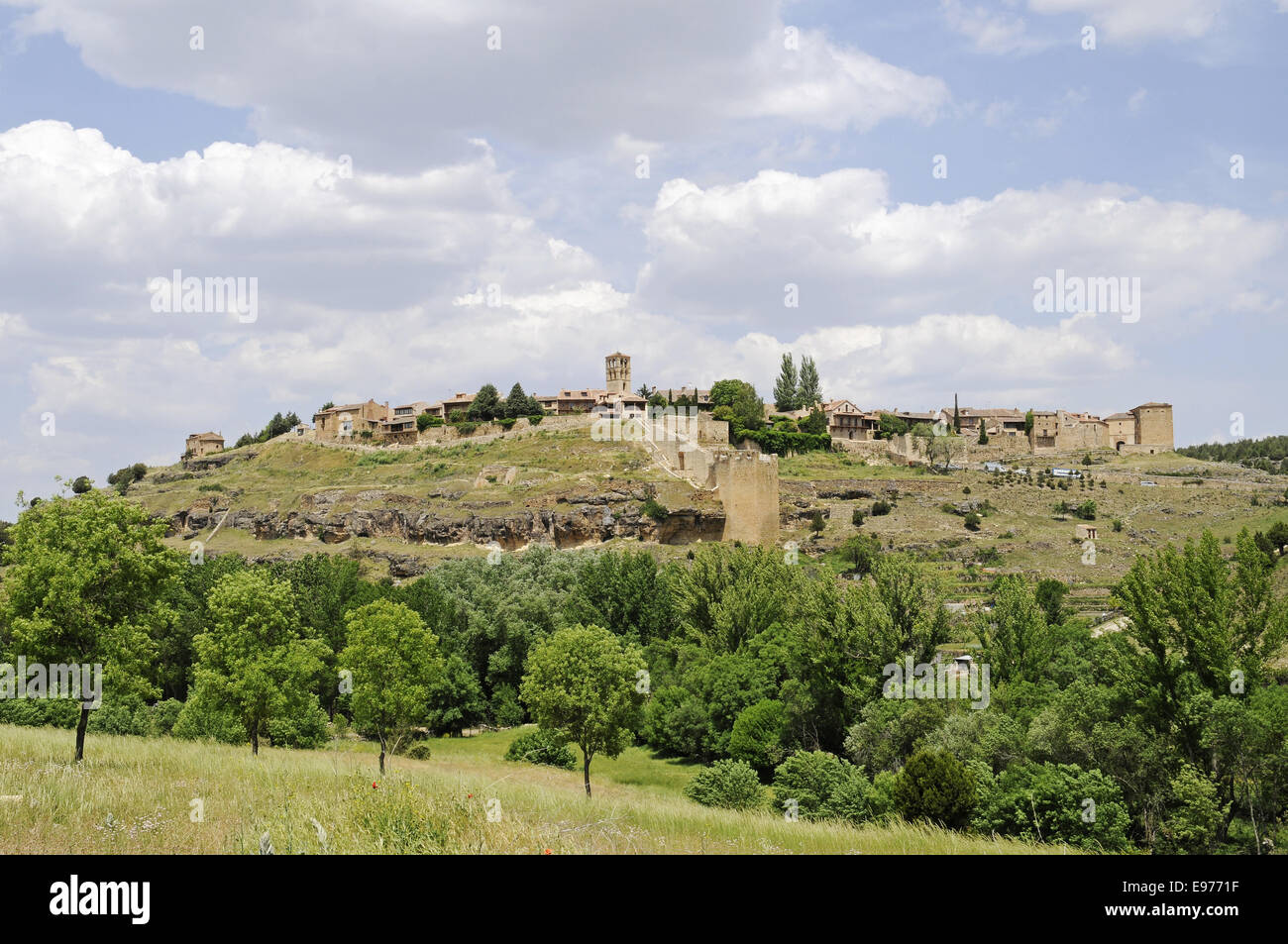 Pedraza de la Sierra, Segovia, Spain Stock Photo