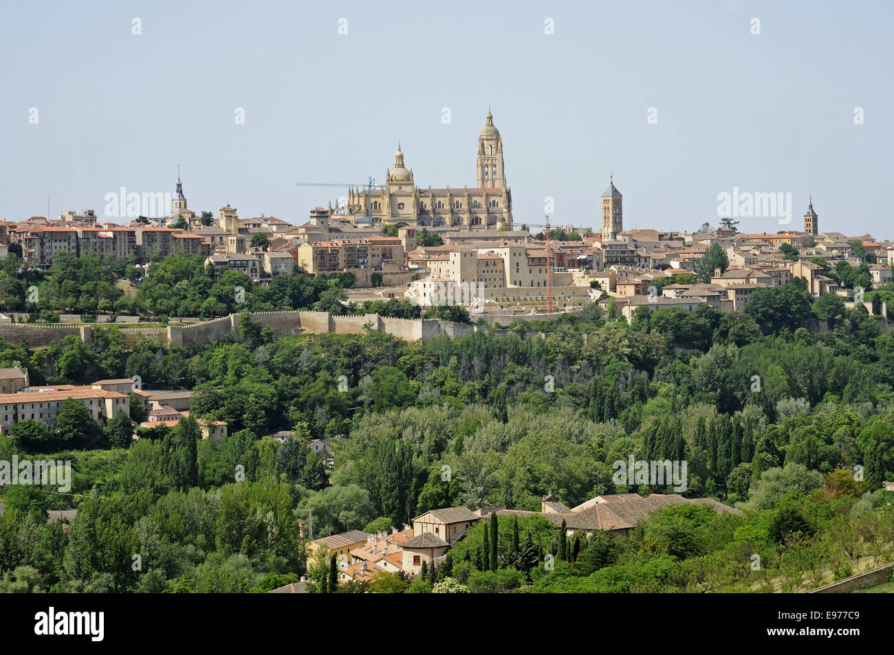 cityscape, Segovia, Spain Stock Photo