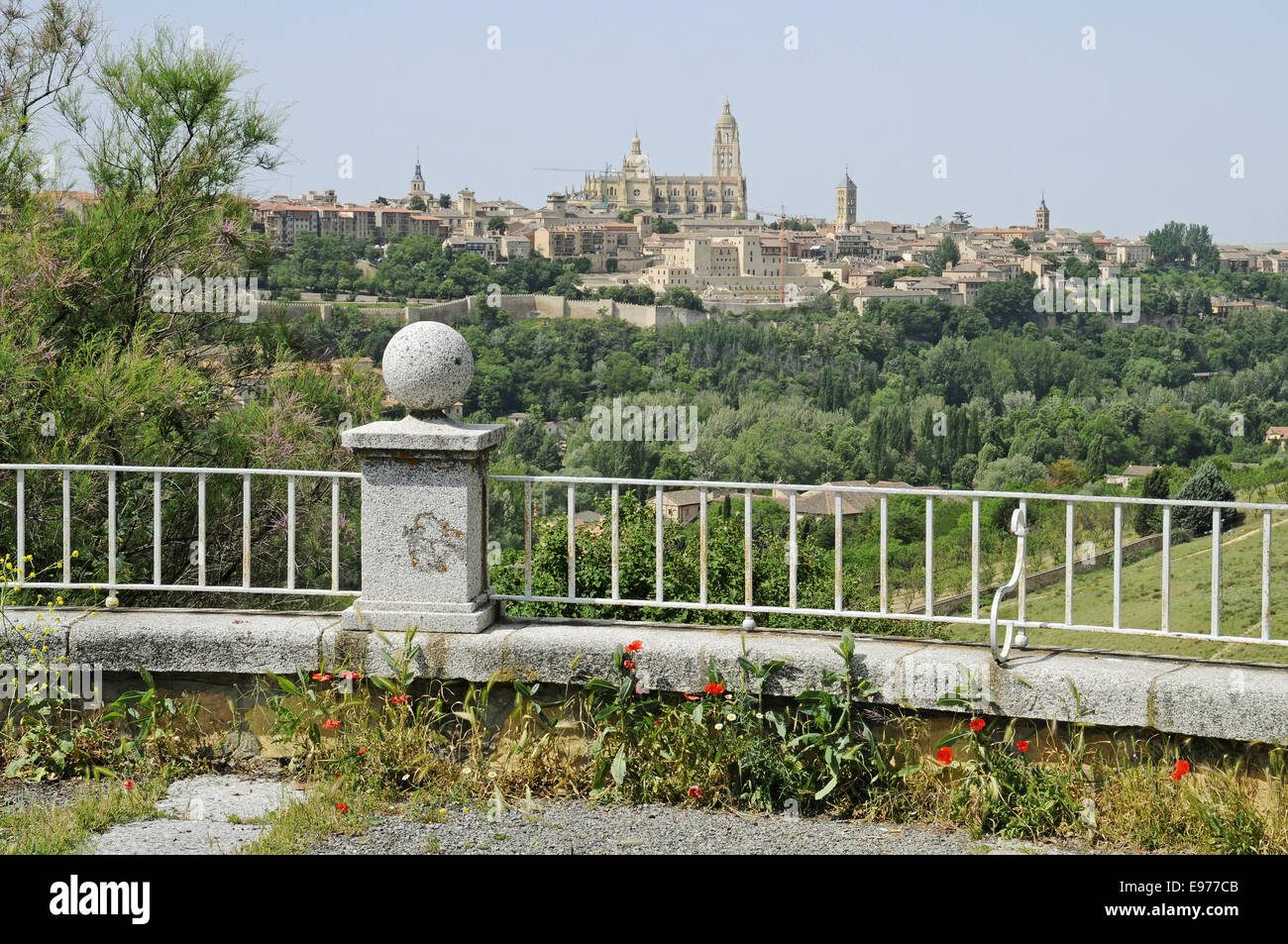 cityscape, Segovia, Spain Stock Photo